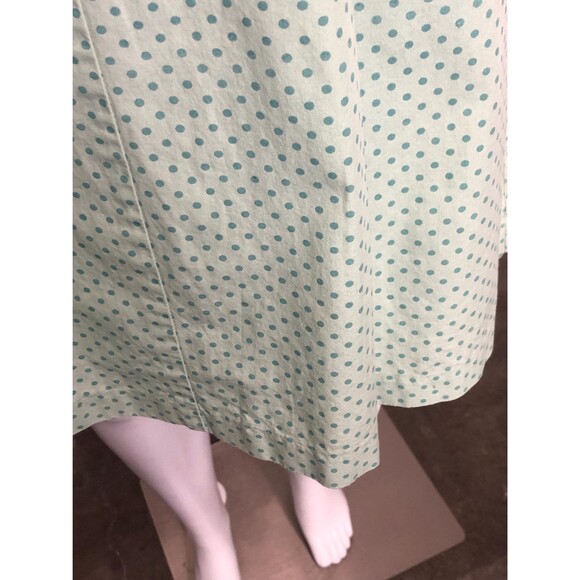 Y2K FOSSIL Blue POLKA DOT Halter Top Sleeveless Mini Dress W/Pink Trim.S. AS IS - Picture 9 of 9